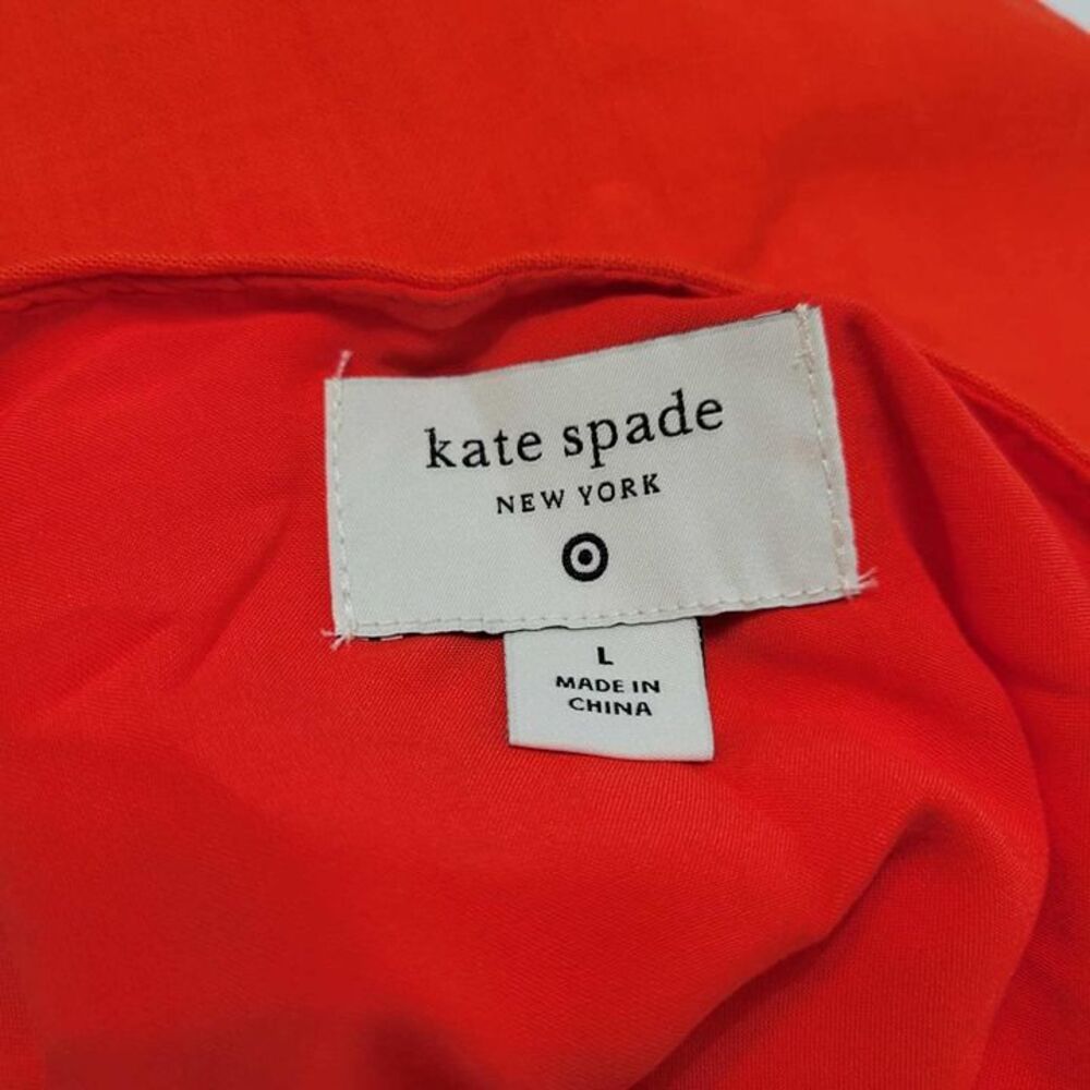 Kate Spade Bright Orange Sleeveless Mini Dress - Picture 6 of 9